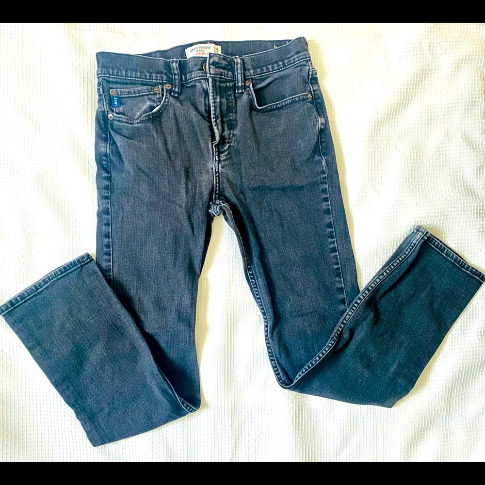 Boys vintage black Abercrombie and Fitch jeans. Size 15/16